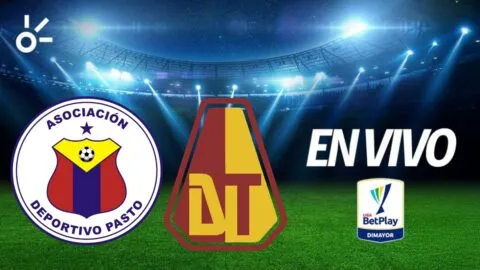 Deportivo Pasto vs Deportes Tolima, en vivo la Liga BetPlay 2026-I: ¿Quién gana el partido de hoy?