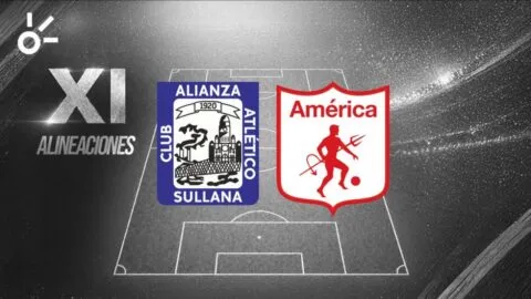 Posibles alineaciones de Alianza Atlético vs América por la Copa Sudamericana 2026