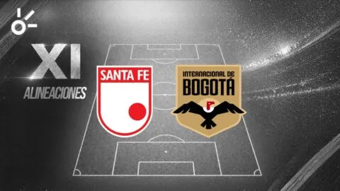Posibles alineaciones de Independiente Santa Fe vs Internacional de Bogotá por la Liga BetPlay Dimayor 2026-I