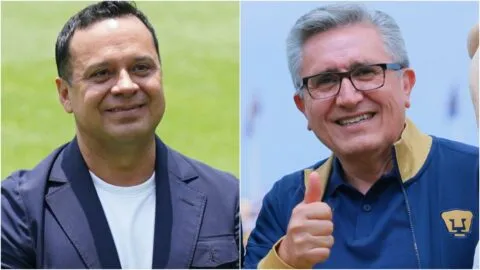 ¡Cargados de fe e ilusión! Presidentes de Cruz Azul y Pumas llegan al estadio para la final de ida