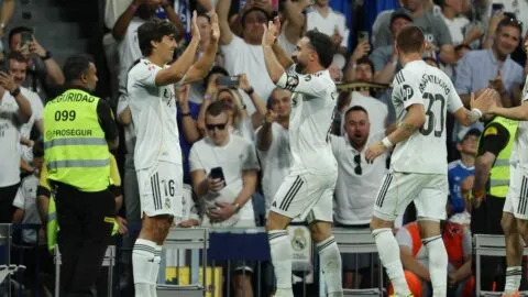 El Real Madrid baja el telón de LaLiga 2026 con triunfo y homenajes en el Santiago Bernabéu