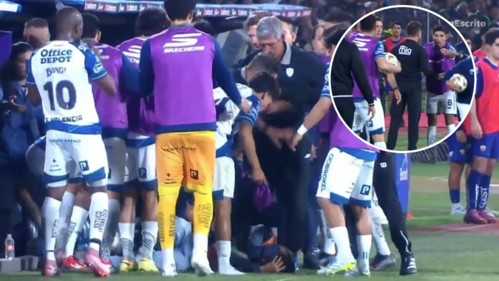 Pachuca contra el recoge balones