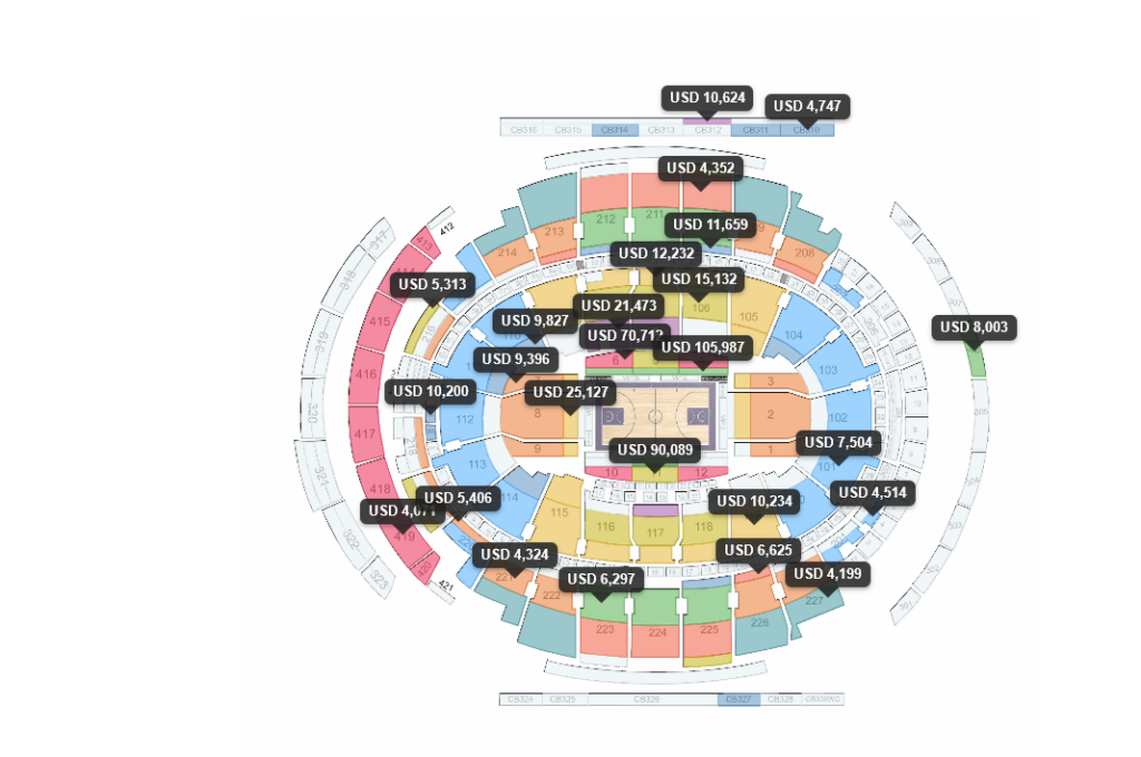 Boletos del Madison Square Garden en reventa. Foto print: stubhub