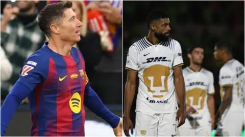 El inicio de su legado: Lewandowski anotó su primer gol con el Barcelona… ¡ante Pumas!