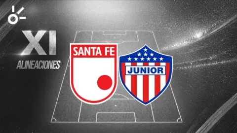 Posibles alineaciones del Santa Fe vs Junior por la semifinal de Liga BetPlay 2026-I