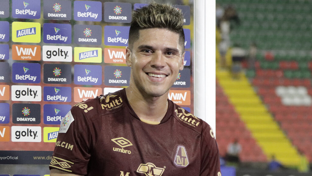 Sebastián Guzmán, jugador de Deportes Tolima. - Vizzor Image.