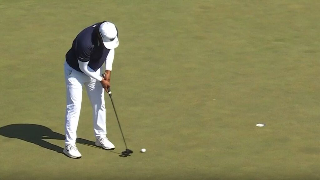 Sebastián Muñoz, segundo en LIV Golf Virginia 2026 tras la ronda 1 