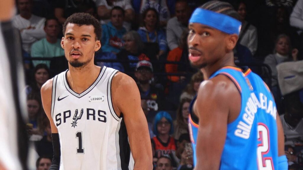 Victor Wembanyama y Shai Gilgeous-Alexander 