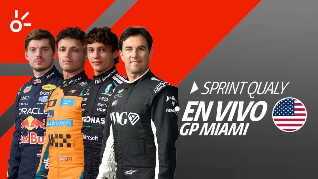 Sigue a Checo Pérez en la Sprint Qualy del GP de Miami 2026