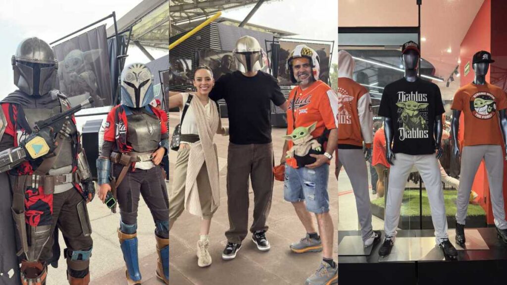 Fans de Star Wars llenan de magia el Harp Helú en la serie entre Diablos y Guerreros