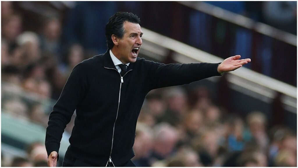 Unai Emery, técnico del Aston Villa | Action Images vía Reuters: Matthew Childs