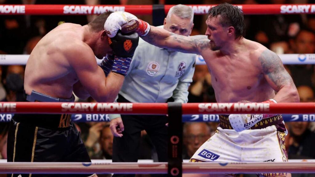 Usyk destruye la resistencia de Verhoeven y se mantiene como campeón pesado del CMB