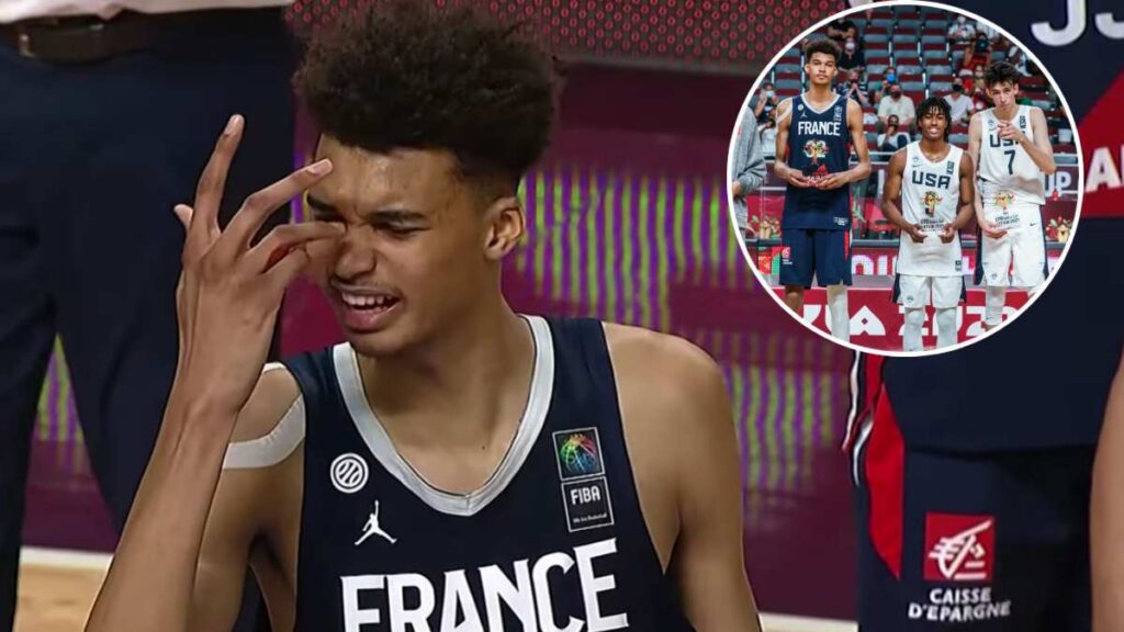 Wembanyama vs Chet Holmgren en el Mundial FIBA sub 19 de 2021