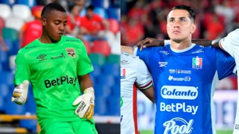 Wuilker Fariñez y Joan Parra, los dos arqueros que empiezan a sonar para Millonarios
