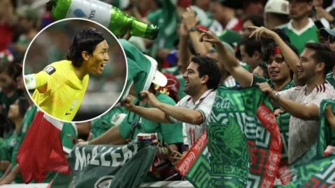 Cómo la afición de México influyó en el error del portero de Corea del Sur