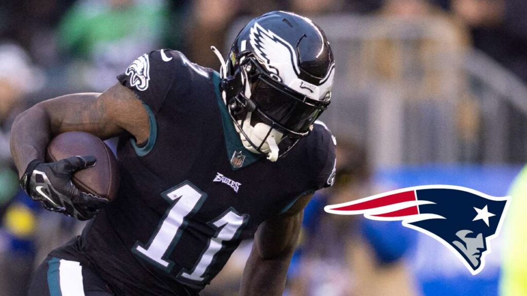 A.J. Brown con los Philadelphia Eagles