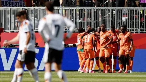 Alemania vs Costa de Marfil en vivo: Los africanos se van al descanso con ventaja