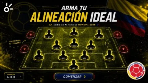 Arma tu alineación ideal de Colombia para el Mundial 2026 con el simulador de Claro Sports