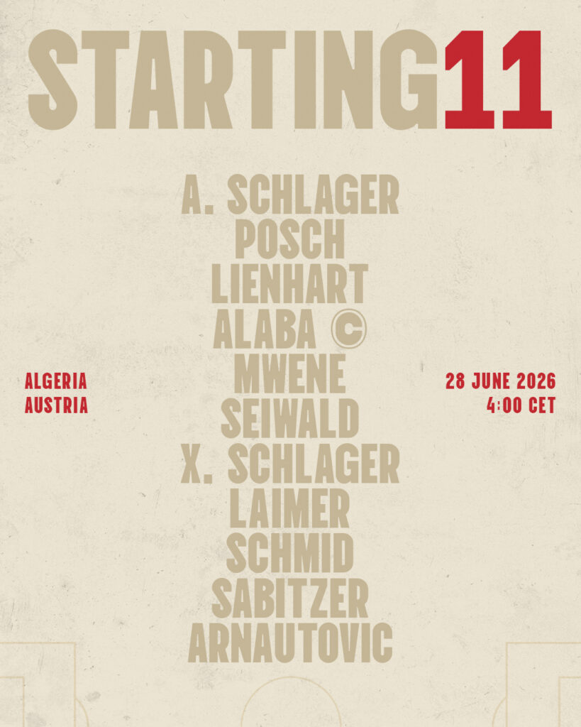 Alineacion de Austria