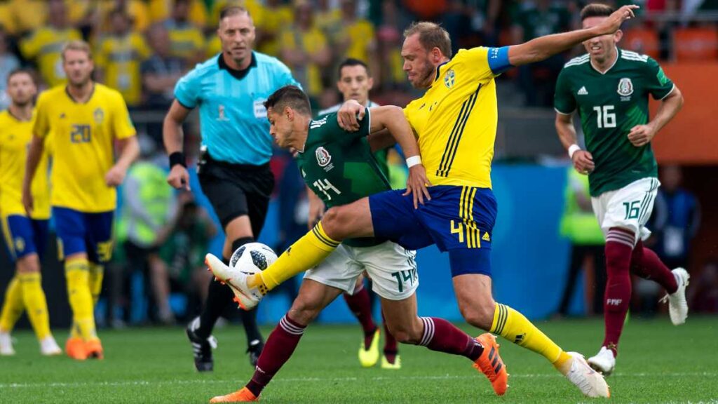 La última vez que un árbitro argentino dirigió un partido de México fue en Rusia 2018, donde México perdió 0-3 ante Suecia,