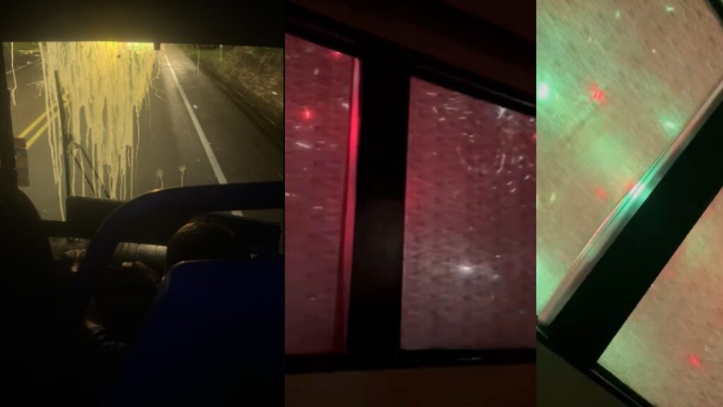 Ataque al bus del Junior