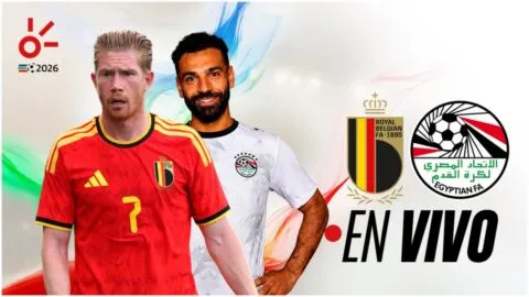 Bélgica vs Egipto en vivo el partido de la jornada 1 del Grupo G; goles y resultados Mundial 2026