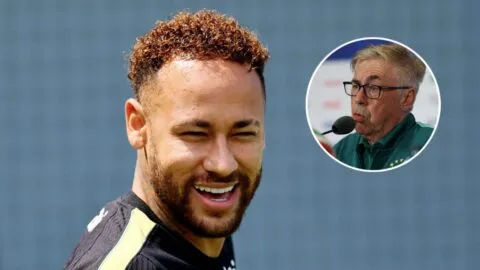 Ancelotti sorprende: Neymar está recuperado y podría aparecer ante Escocia