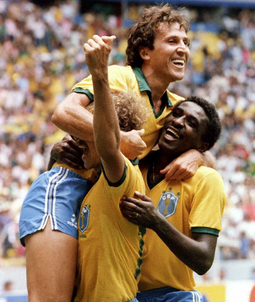Brasil ganó 9 partidos y empató uno en el Estadio Jalisco