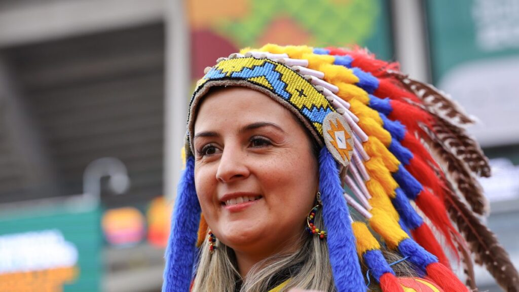 Carnaval colombiano en México.