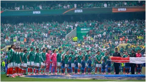 ¡Piel chinita! Alejandro Fernández entona el Himno Nacional en la inauguración del Mundial 2026