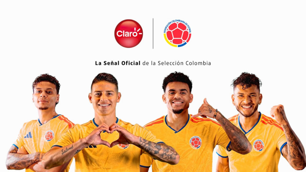 Claro, patrocinador de la Selección Colombia. - Claro.