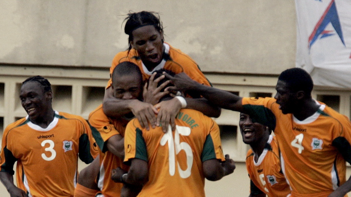 Costa de Marfil en las eliminatorias al Mundial 2006. Foto: ISSOUF SANOGO / AFP