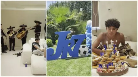 ¡Con mariachi! Cristiano Ronaldo Jr celebra su cumpleaños al estilo mexicano