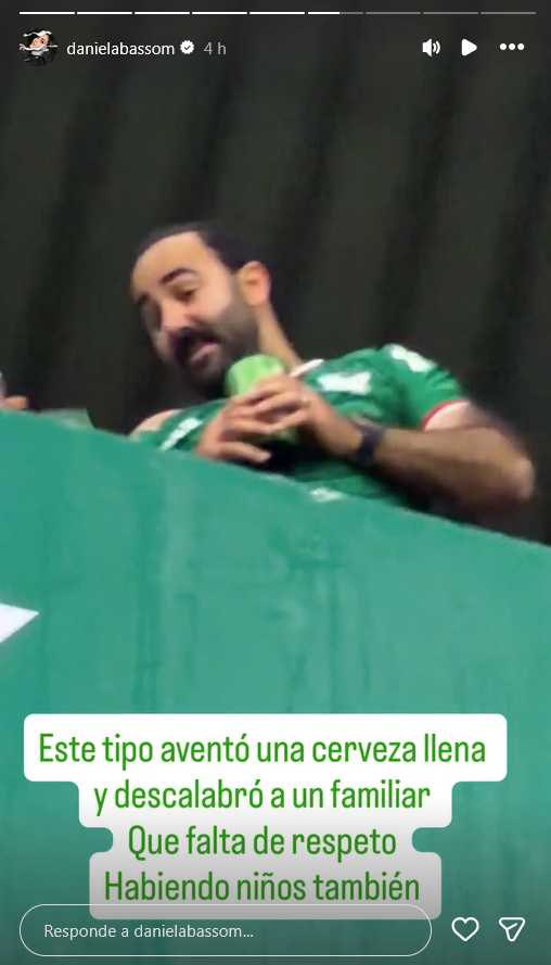 Daniela Basso reporta incidente en el Estadio Ciudad de México.