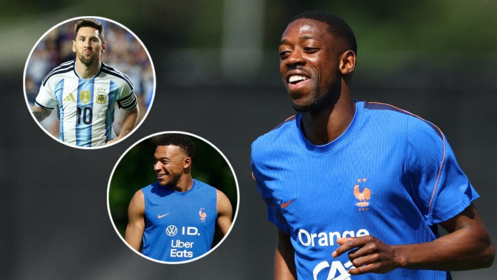 Dembélé habló sobre Messi