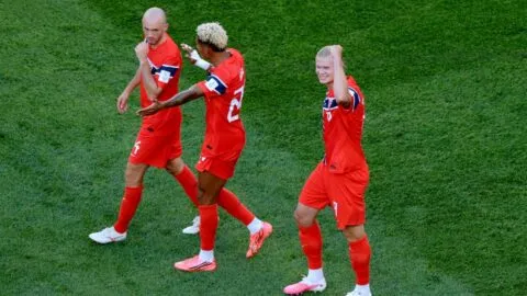 Irak vs Noruega en vivo: Los Vikingos se salvan y se van con la ventaja al descanso