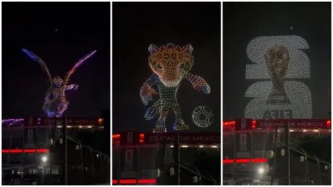 Mundial 2026 se ilumina en la CDMX; alistan espectáculo de drones para los partidos
