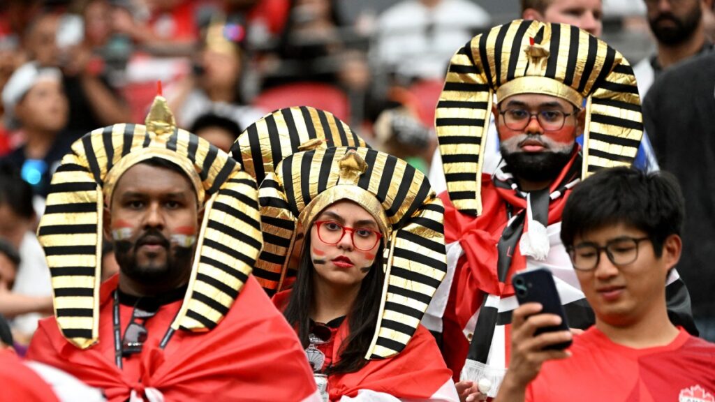 El color de los fans egipcios en Vancouver