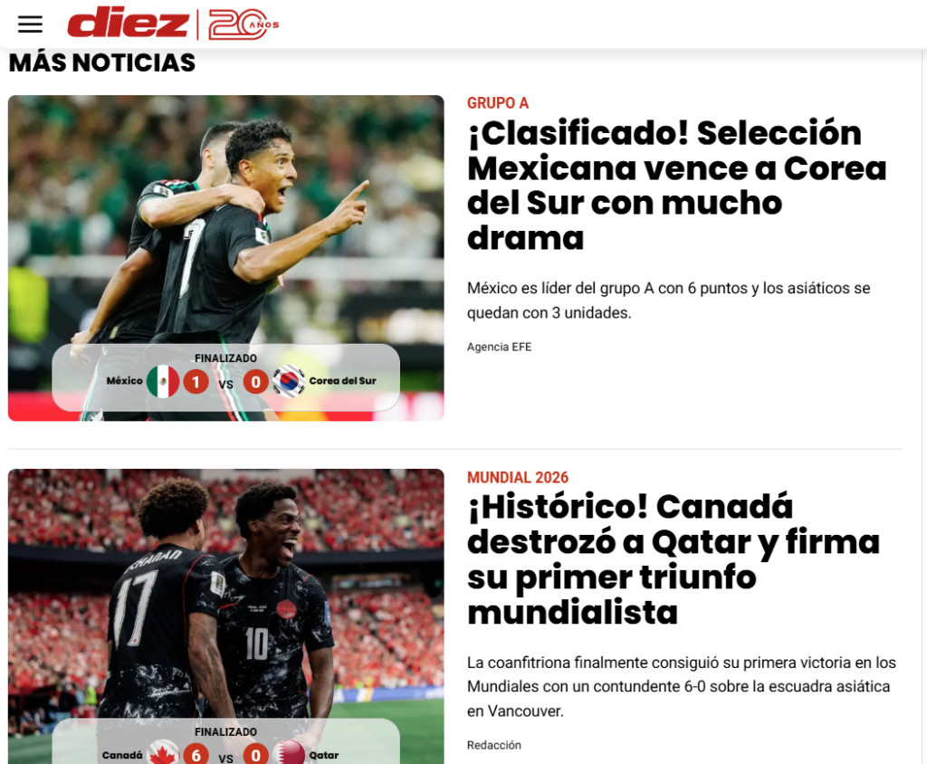 Clasificación de la selección mexicana genera titulares en la prensa internacional