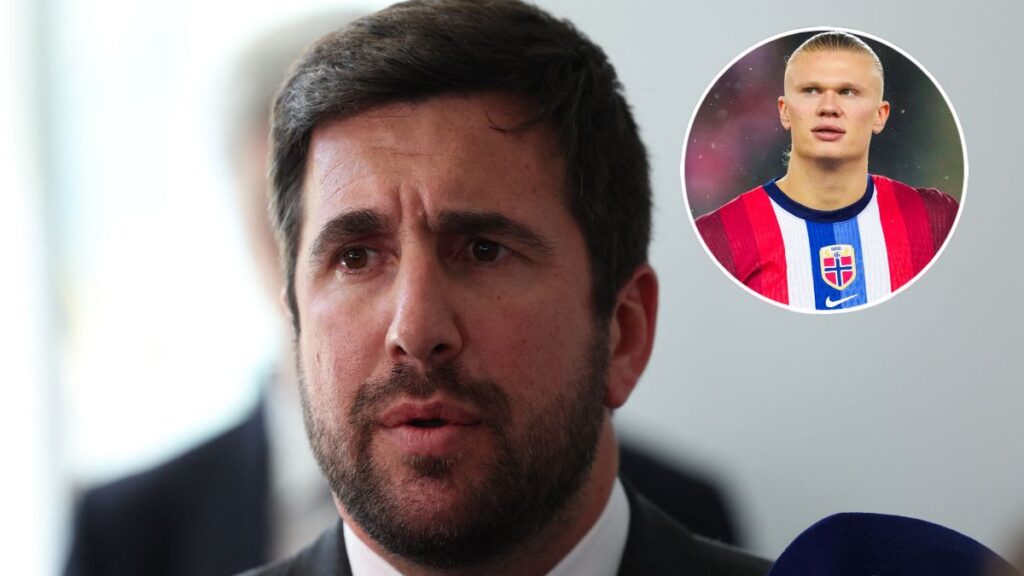 Enrique Riquelme anuncia el fichaje de Haaland