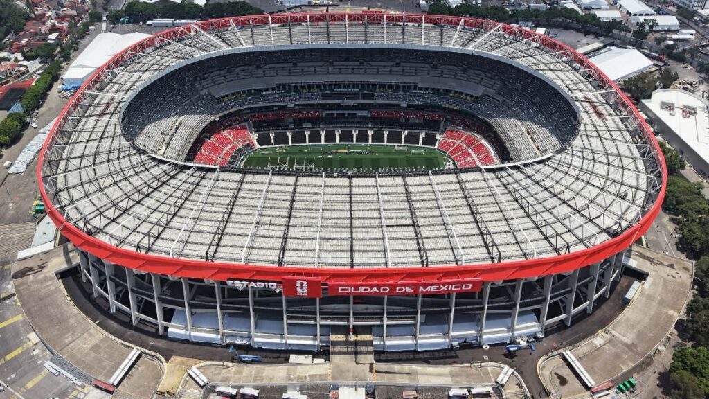 El mítico estadio mexicano abrirá su tercer Mundial. CARL DE SOUZA / AFP