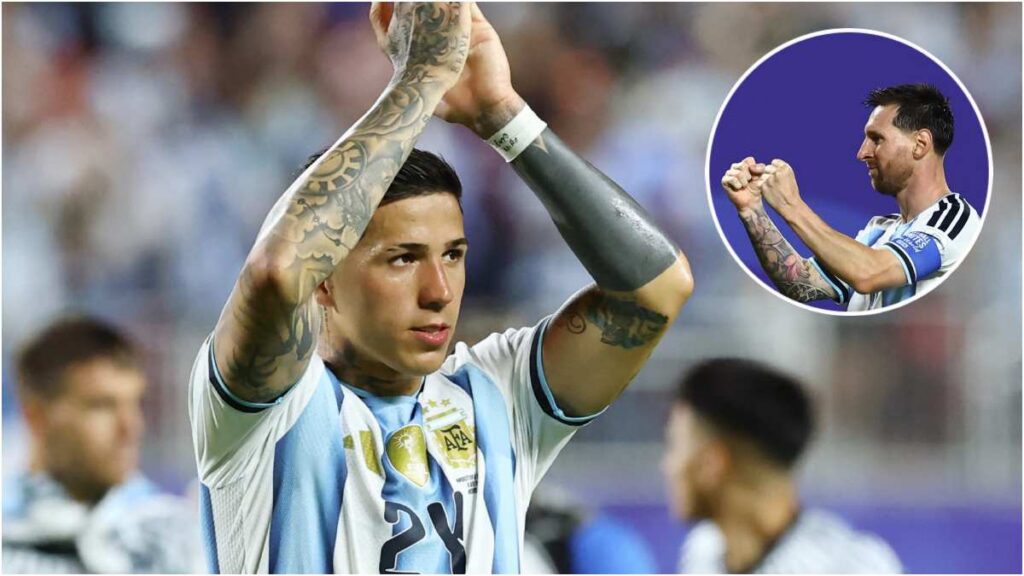 Enzo Fernández y su vínculo con Messi en la Copa del Mundo.