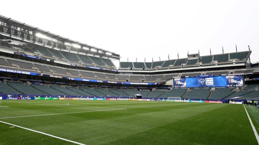 Así luce el Estadio Philadelphia previo al Francia vs Irak
