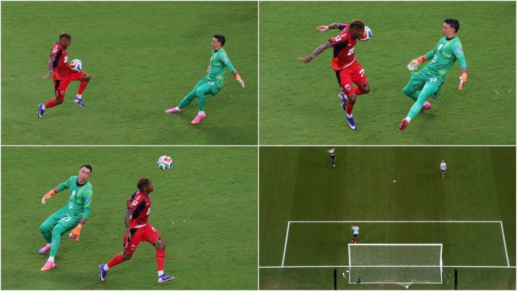 Error de Fernando Muslera en gol de Cabo Verde
