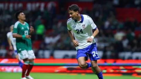 México vs Serbia, en vivo el partido amistoso hoy: Serbia aprovecha el error y abre el marcador