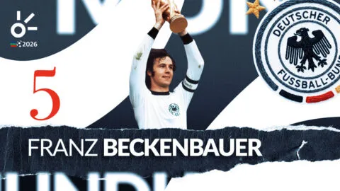 Franz Beckenbauer: el Kaiser del hombro vendado en el Partido del Siglo