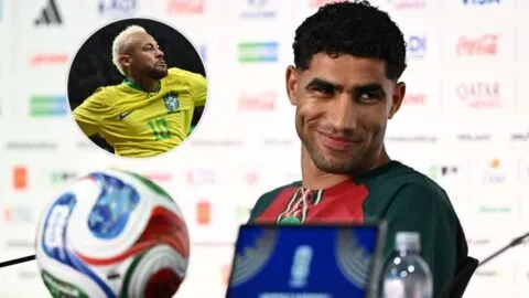 Marruecos desafía a Brasil en Nueva Jersey: Hakimi no tiene temor de enfrentarse a Neymar