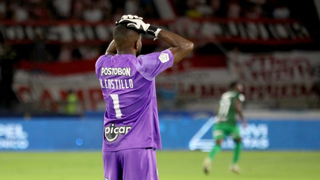 Harlem Castillo fue uno de los más señalados por la derrota de Atlético Nacional