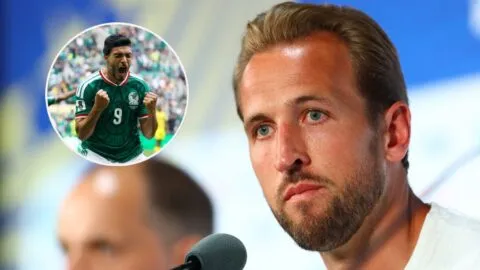 Harry Kane alaba a Raúl Jiménez y ve posible un México vs Inglaterra en el Mundial 2026