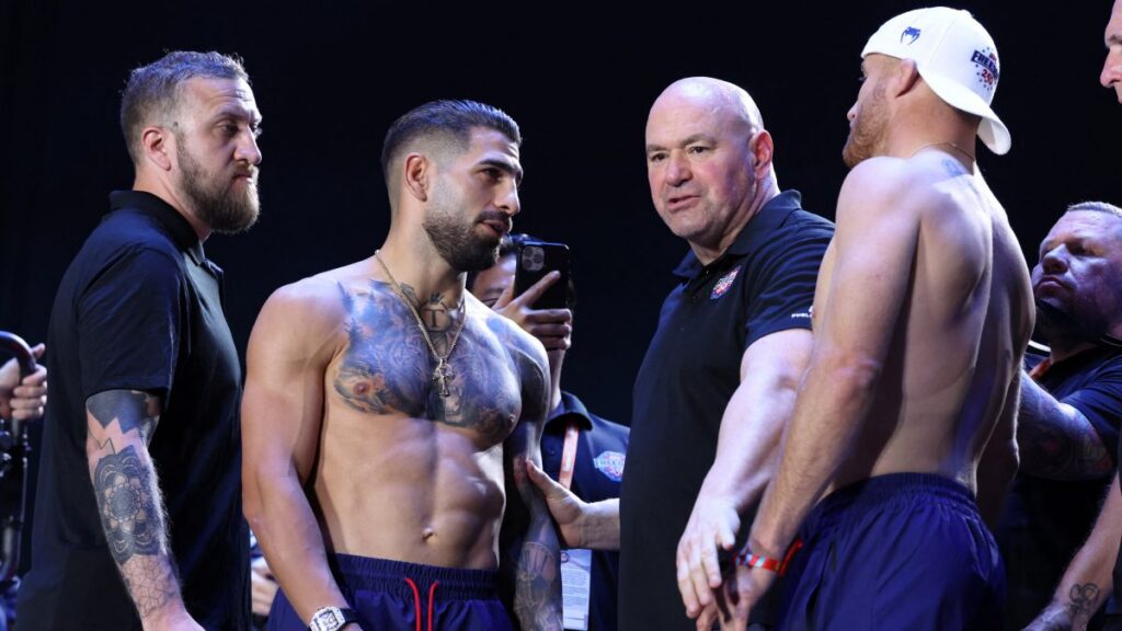 Ilia Topuria vs Justin Gaethje | IMÁGENES vía Reuters Connect